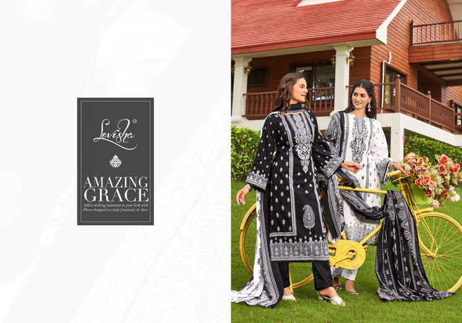 Naira Nx Vol 8 Black And White By Levisha Cambric Pakistani Dress Material Wholesale Online
